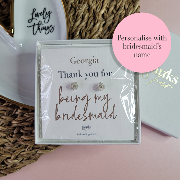 Bridesmaid thank you gift