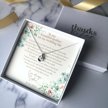 Load image into Gallery viewer, Wedding gift for mother of the bride | Drop necklace