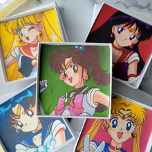 Load image into Gallery viewer, Sailor Jupiter Rose Earrings | Rose stud earrings | Sailor Moon collection
