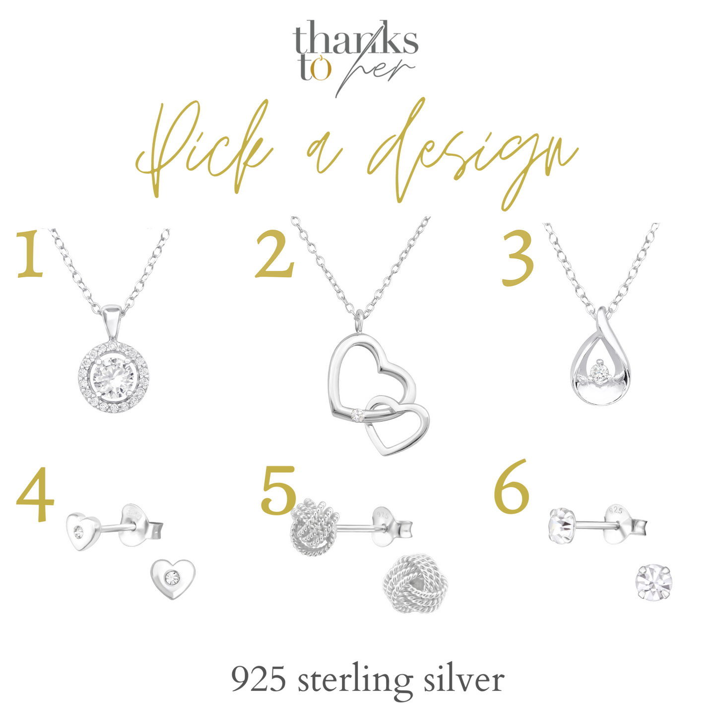 Personalised Mother's day gift | Sterling silver necklace
