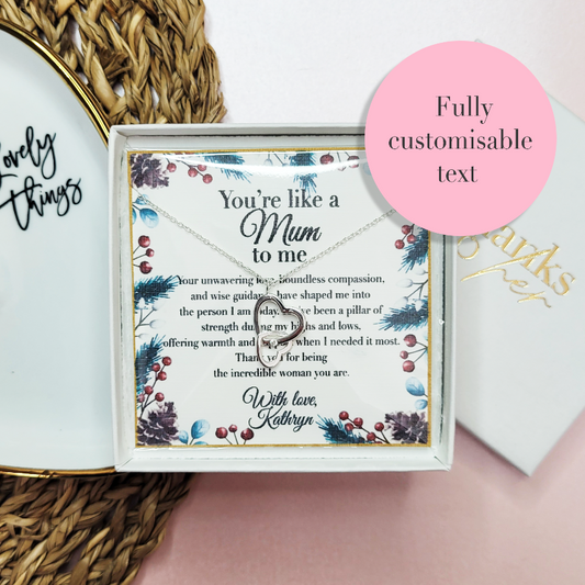 Personalised Christmas gift for stepmom. Meaningful Christmas present for bonus mum. 