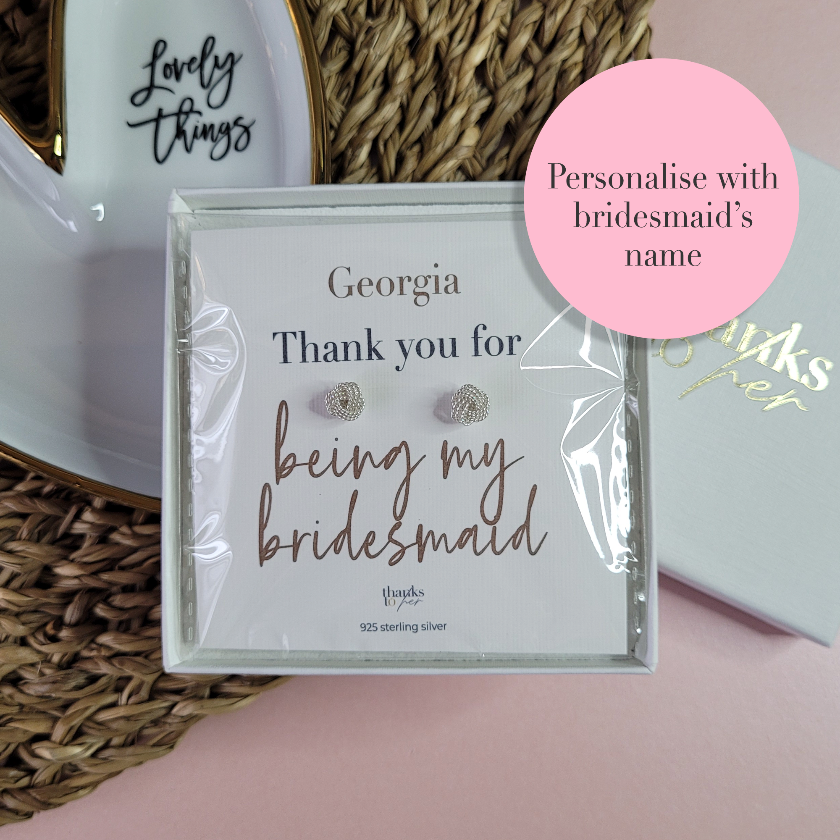 Bridesmaid thank you gift