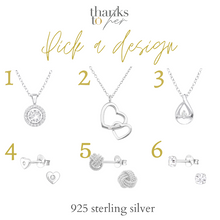 Load image into Gallery viewer, Pick a design of sterling silver jewellery  
