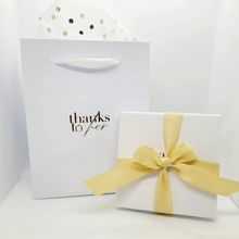 Load image into Gallery viewer, Gift packaging for luxury gift for mother&#39;s day. Letterbox friendly packaging.
