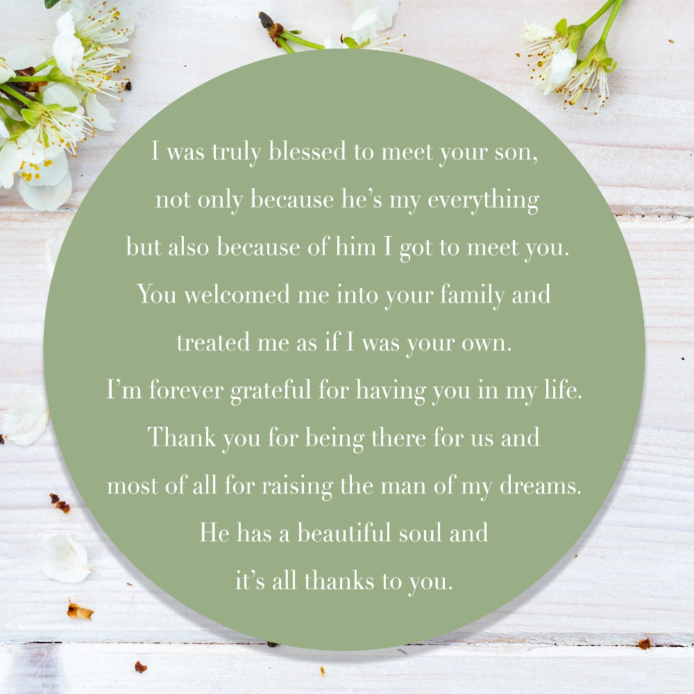 Personalised Mother s day gift for boyfriend s mum