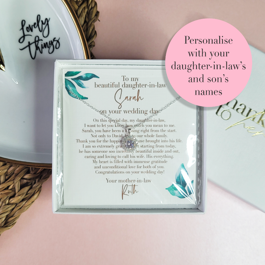 Daughter in hot sale law wedding gift