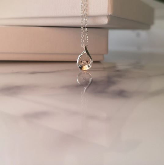 Wedding gift for mother of the bride | Drop necklace
